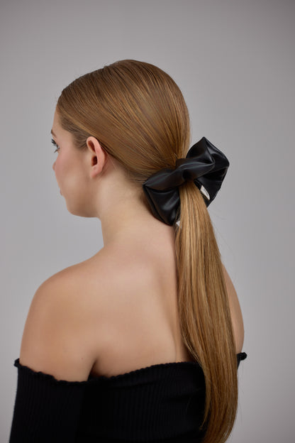 Scrunchie Ophelia in pelle